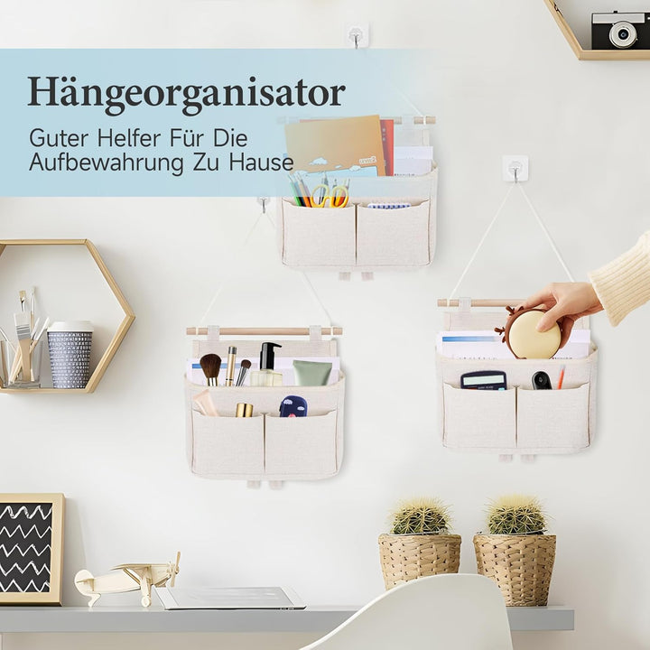 3 Stück Hängeorganizer Hängetasche, Aufbewahrungstasche Hängend, Wand –  techstudio.ch