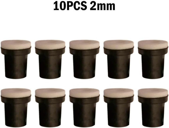 10 Düsen für Sandstrahler, Sandstrahldüsen, 2 mm - 3,5 mm Durchmesser, Sandstrahlspitze, Ersatz für