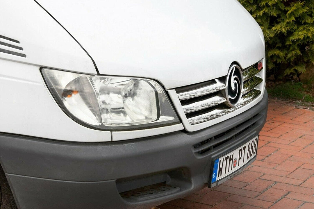 Recambo EDELSTAHL GRILL LEISTEN CHROM passend für MERCEDES SPRINTER, W902-W905 FL | BJ 2002-2006