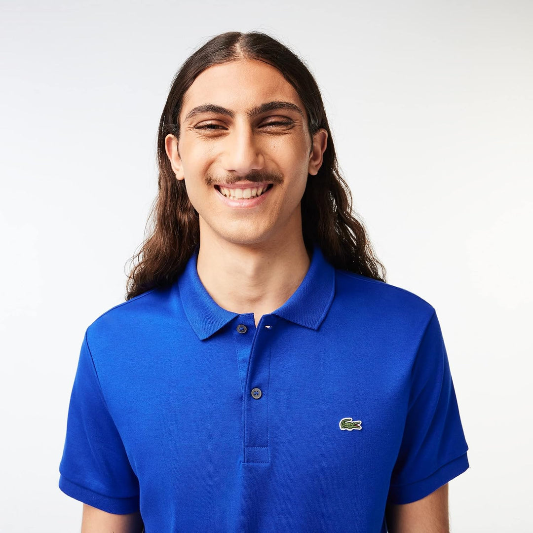 Lacoste Herren Polo-Shirt Kurzarm DH2050, Männer Polo-Hemd,2 Knopf,Regular Fit, 3XL Grosse Grössen C