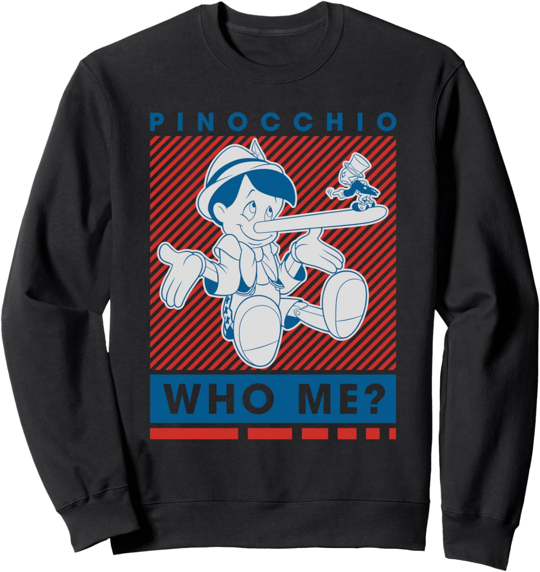 Disney Pinocchio and Jiminy Cricket Who Me? Sweatshirt