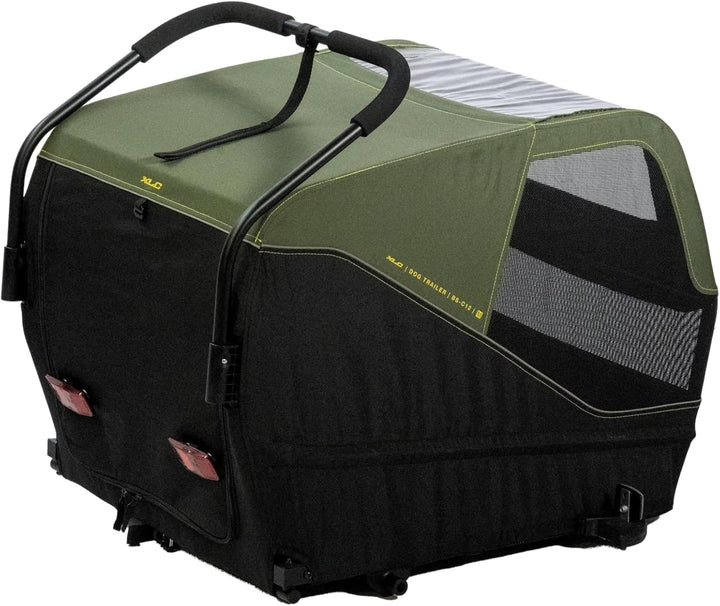 XLC Hundeanhänger Dog Medium BS-C12 16" Moosgrün 25kg, 3092004010