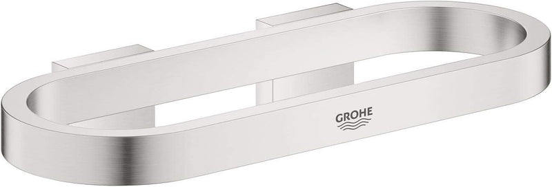 GROHE Selection, Accessoires - Handtuchring, Halter für Seifenschale und Duschablage, supersteel, 41