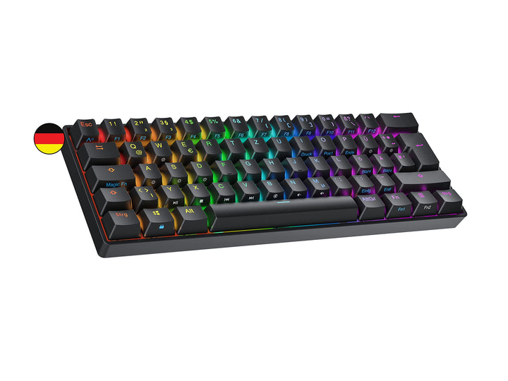 Ranked N60 Nova Mechanische 60 Prozent Tastatur | Hotswap Gaming Keyboard | 62 Programmierbare Taste