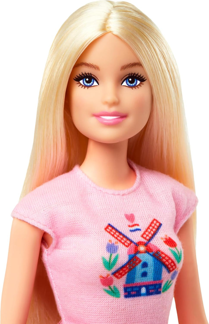 Barbie Puppen-Set mit Fahrrad Mattel HWJ00 | Spiel-Set & Zubehör