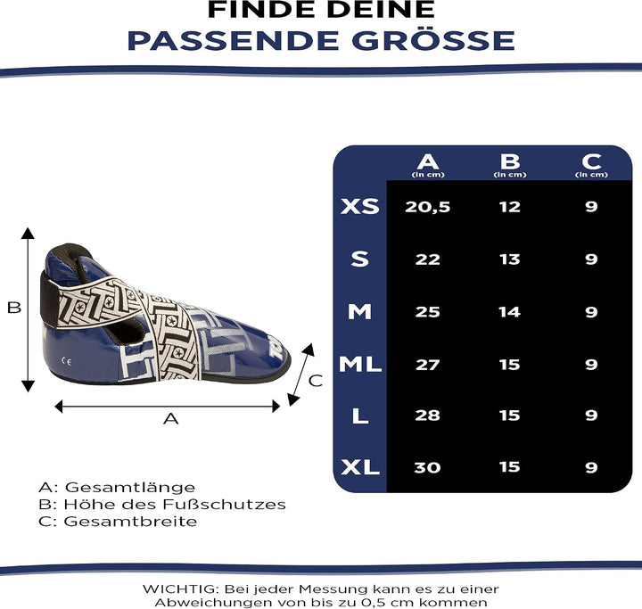 TOP TEN Fussschutz „Superlight Prism“, Blau M-L