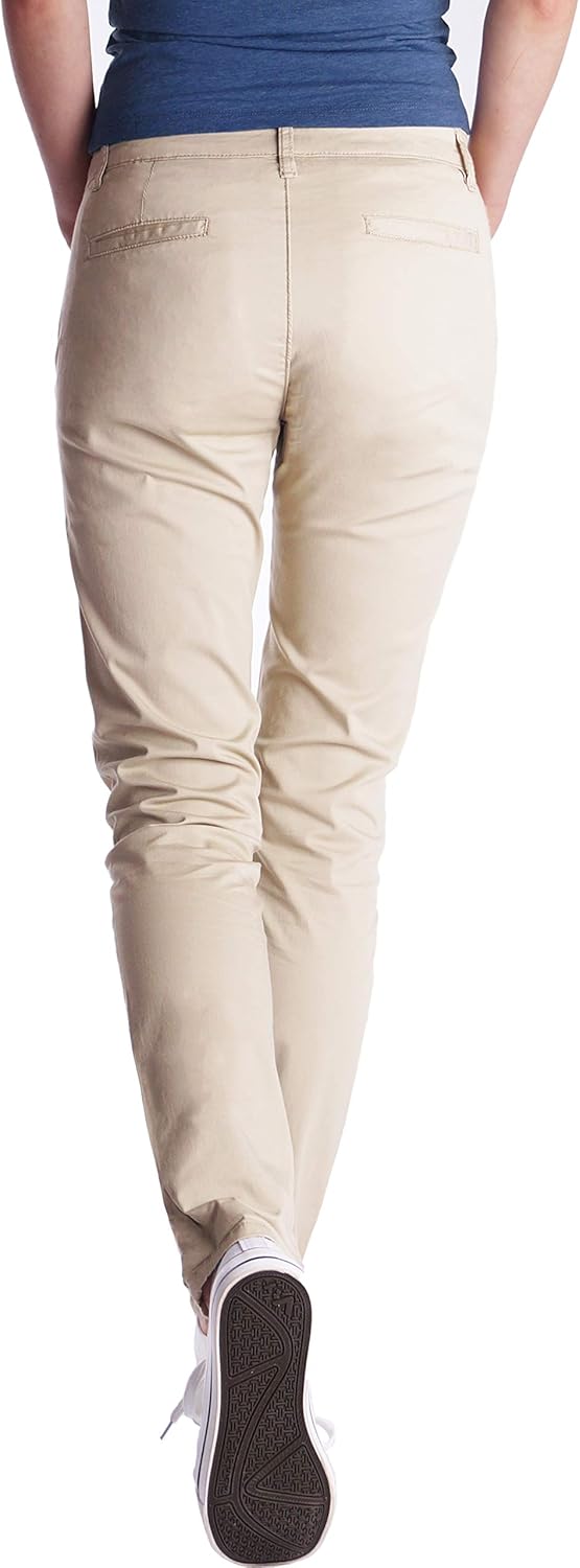 Fraternel Chino Damenhose Stoffhose normal Waist M Beige, M Beige