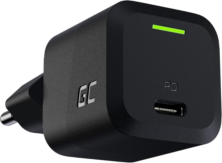 USB C Ladegerät Green Cell GaN 33W 1 Port USB Handy Schnellladegerät Power Adapter mit PowerDelivery
