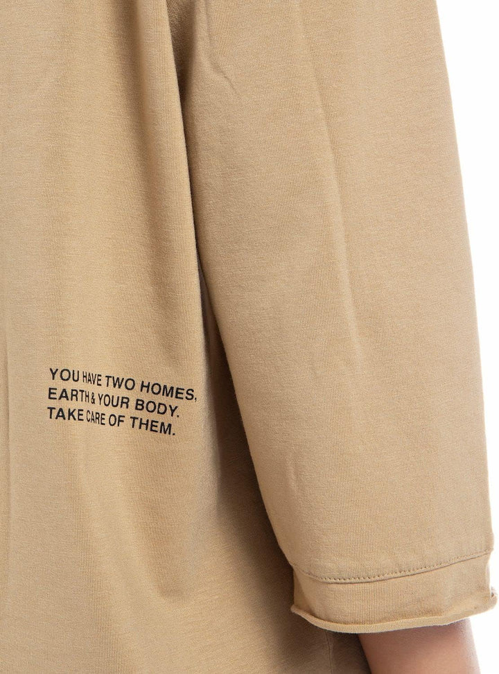 REPLAY Damen T-Shirt, 117 Light Brown