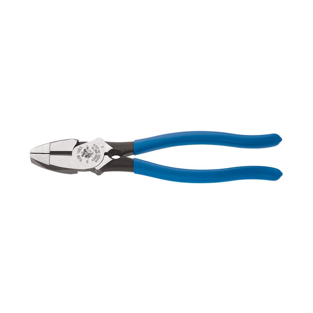 Klein Tools D213–9 ne-cr 9 Zoll Hohe Hebelwirkung Seite Schneiden und Stecker Crimpen Zange, D2000-9