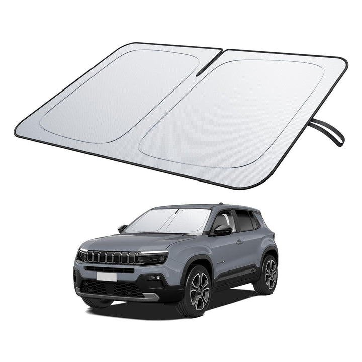 BIXUAN Frontscheiben-Sonnenschutz kompatibel mit Jeep Avenger EV Hybrid 2023-2025 2026 Auto Sonnensc