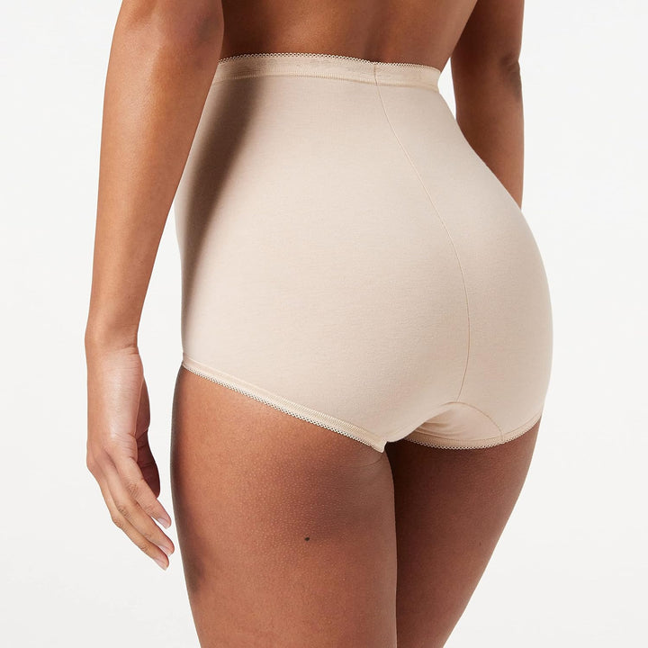 sloggi Damen Basic+ Maxi 3P Slip 48 Beige, 48 Beige