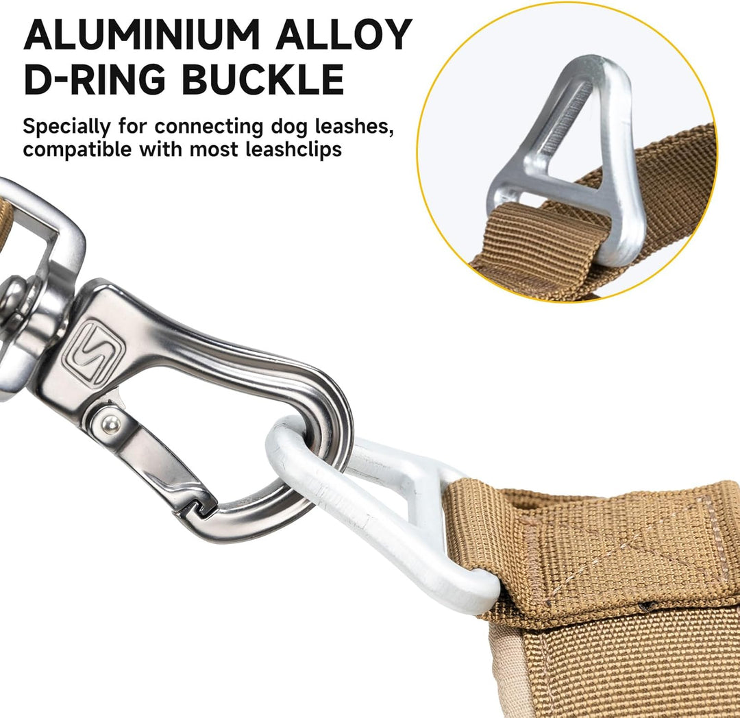 EXCELLENT ELITE SPANKER No Pull Hundegeschirr Verstellbares Nylon-Hundegeschirr mit Kontrollgriff fü