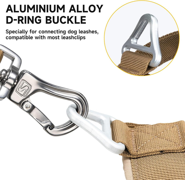 EXCELLENT ELITE SPANKER No Pull Hundegeschirr Verstellbares Nylon-Hundegeschirr mit Kontrollgriff fü