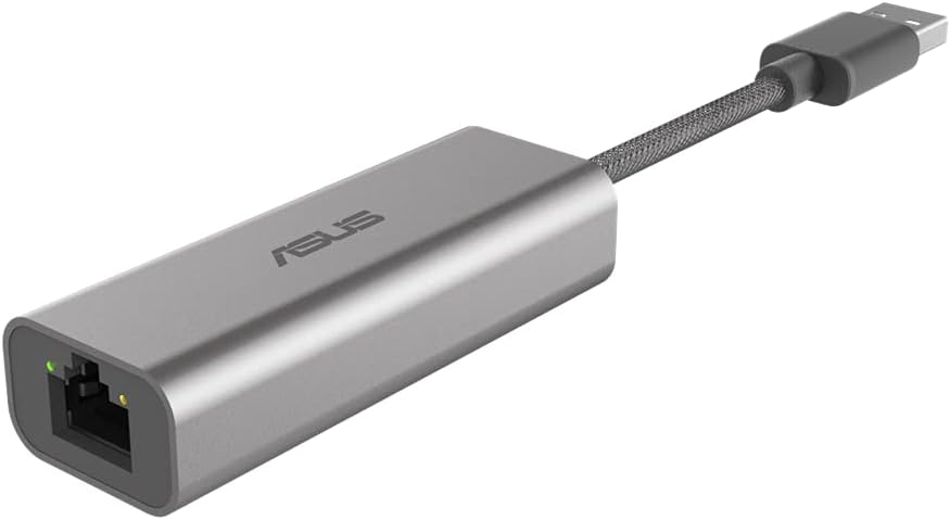Asus USB-C2500 USB auf RJ45 Netzwerkapater (RJ45 2.5G Port, USB 3.0, Plug & Play) USB-C2500 2,5 Gbit