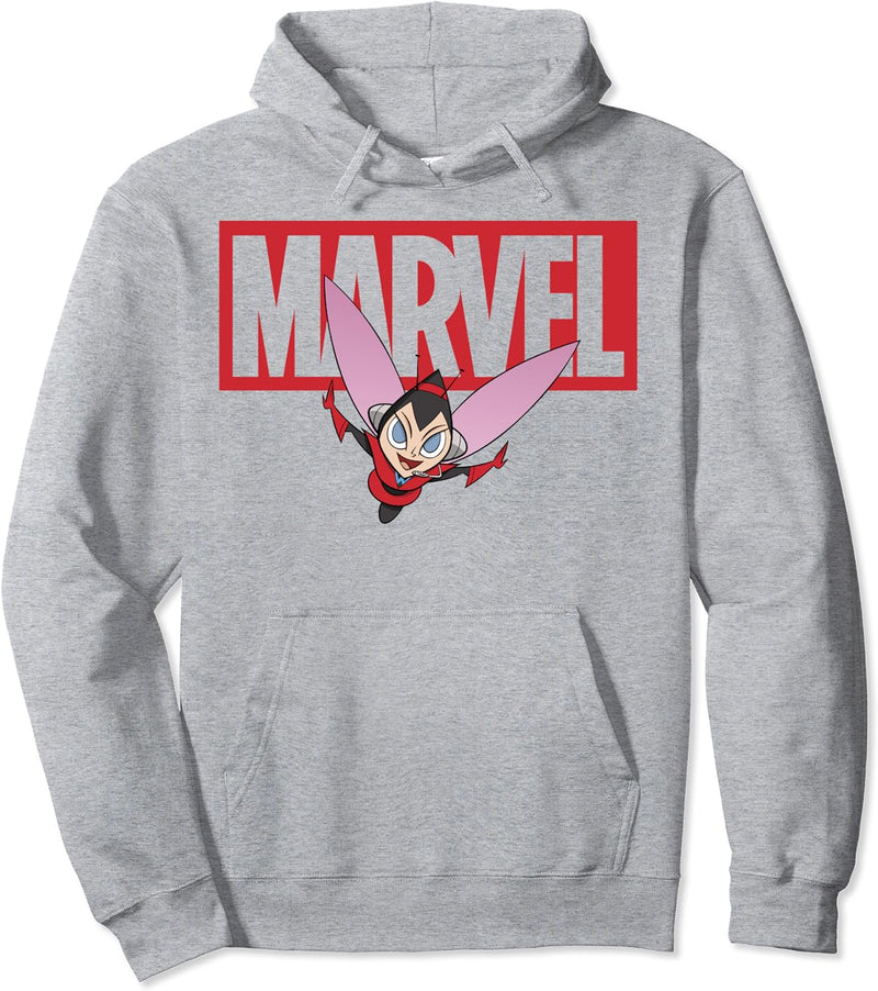 Marvel Avengers The Wasp Logo Doodle Pullover Hoodie