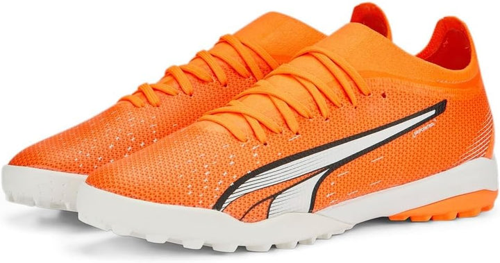 PUMA Herren Ultra Match Tt Fussballschuh 40 EU Ultra Orange Puma White Blue Glimmer, 40 EU Ultra Ora