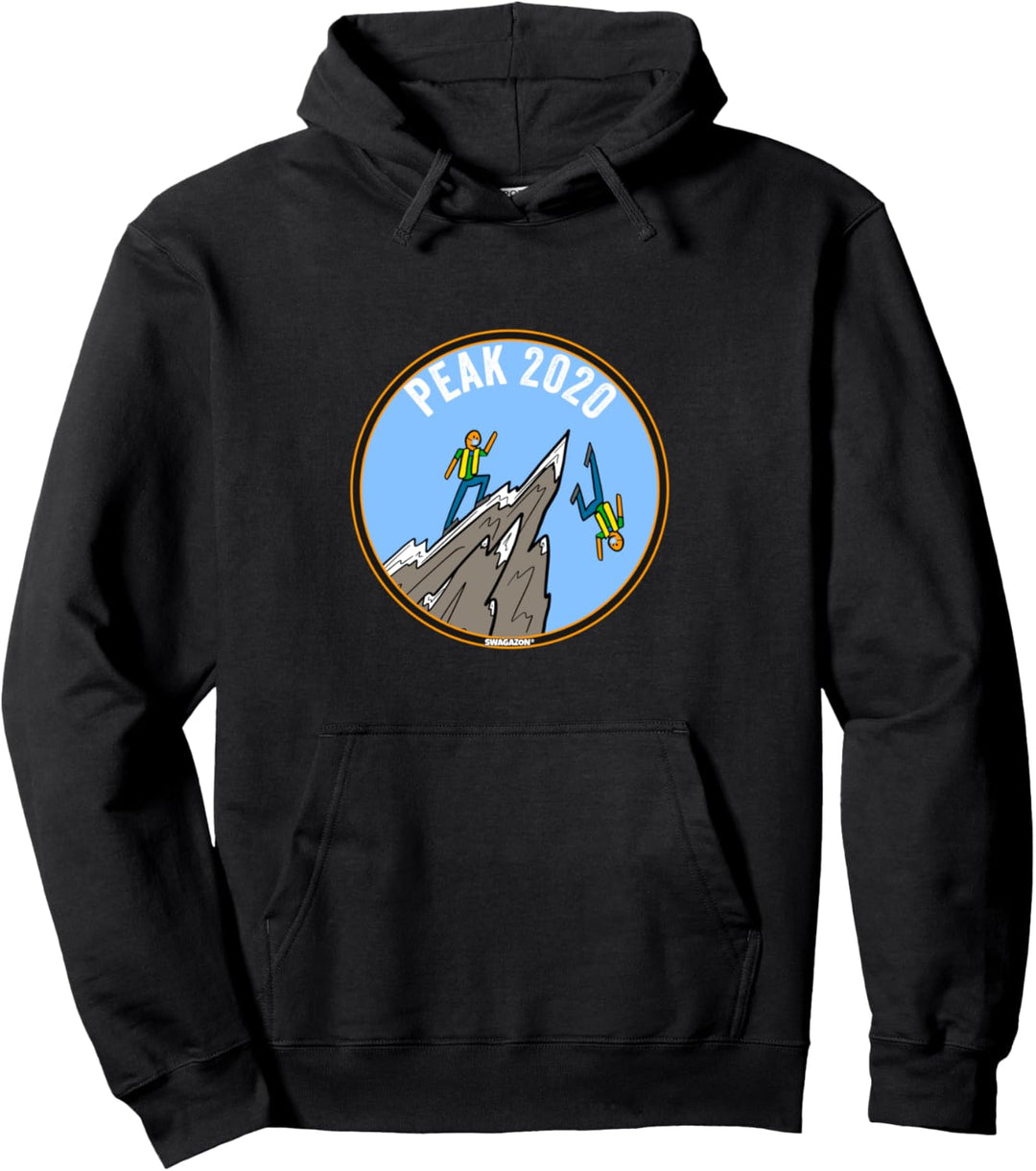Mountain Climbing Coworker Associate Swagazon Peak 2020 Pullover Hoodie