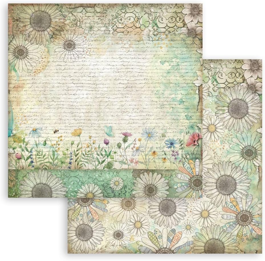 Stamperia - Scrapbook Paper Pad for Scrapbooks, Albums, Cards, Bullet Journals and More, Acid Free,