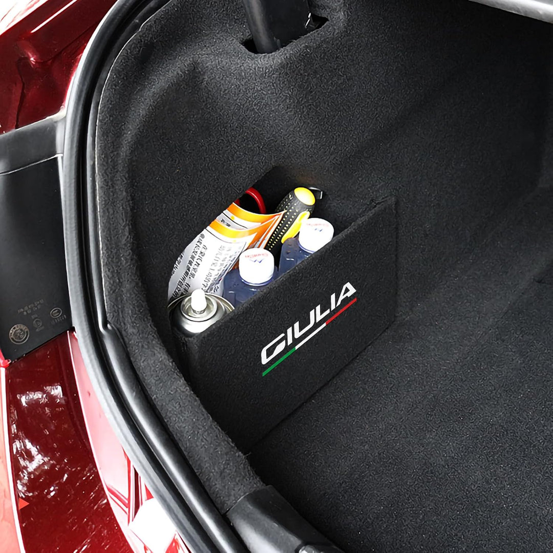 1PCS Auto Kofferraum Organizer Kompatibel mit Alfa Romeo Giulia 2016 2017 2018 2019 2020 2021 2022 2