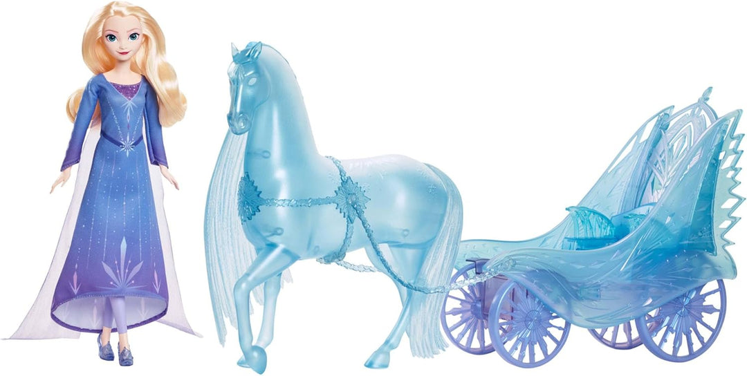 Mattel JBG56 Puppen, ELSA und Nokk Abenteuer-Kutsche, Einheitsgrösse, Elsa und Nokk Abenteuer-kutsch