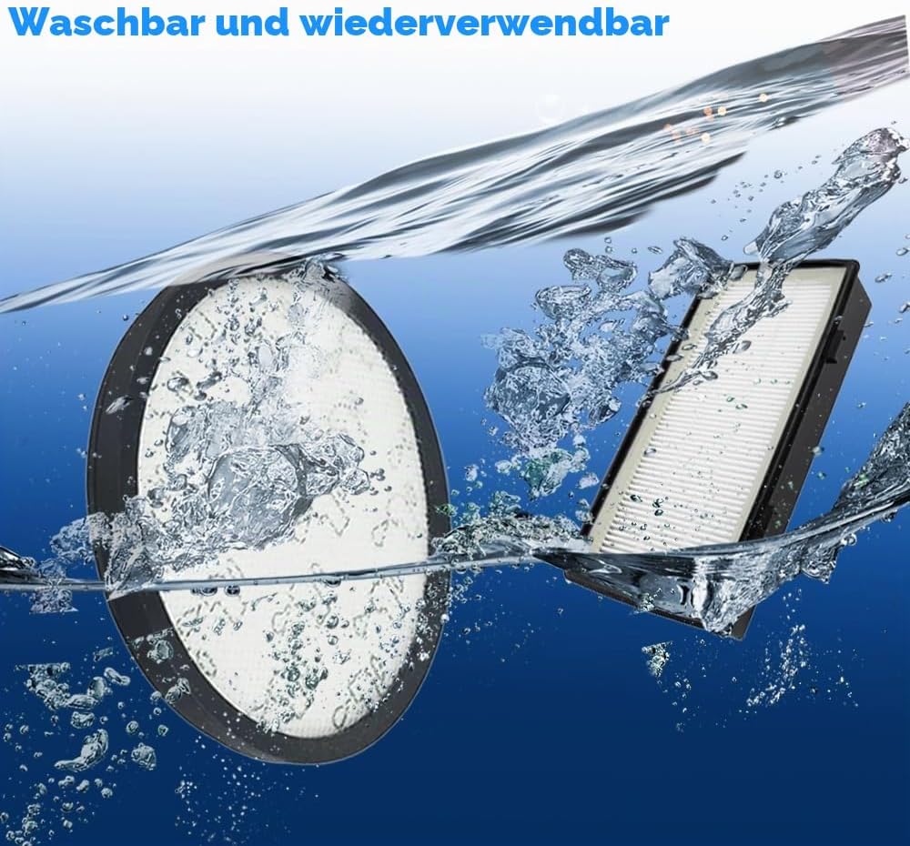 2 Sätze RO6921EA Filter, Ersatzfilter für Rowenta X-Trem Power Cyclonic/Silence Force Cyclonic Staub