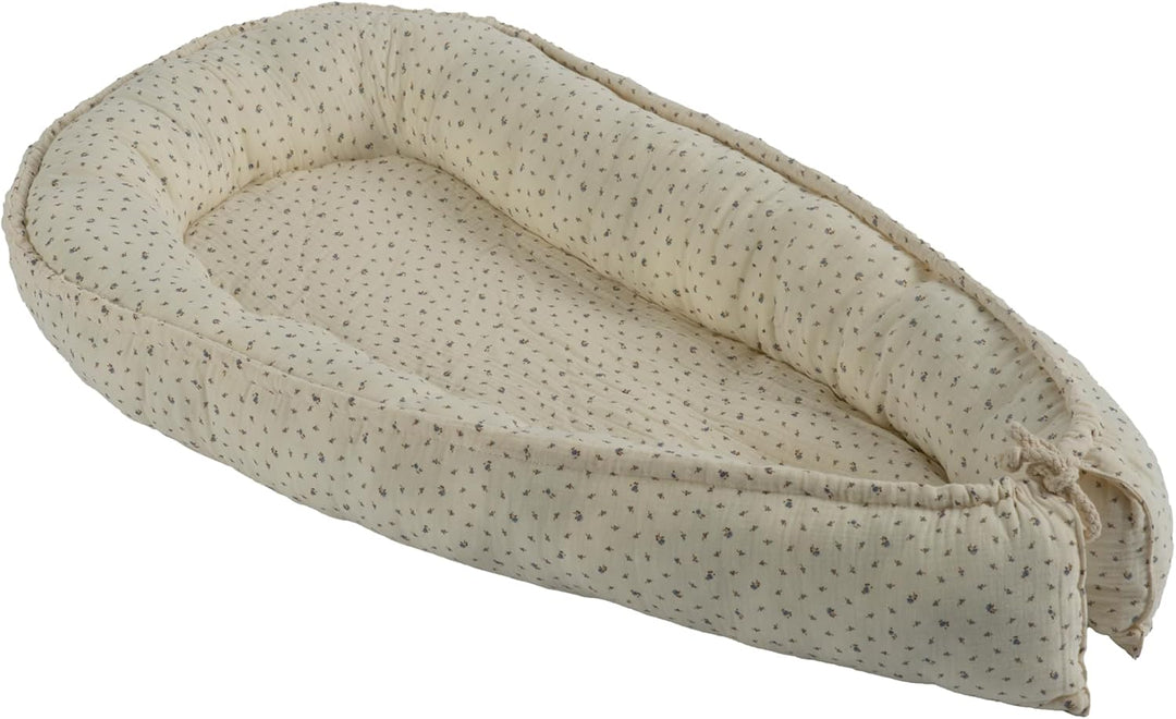 Bio Baby Nestchen Musselin Blumen Neutral Neugeborenen BaumwolleNestchen Wickelunterlage Mädchen Kus