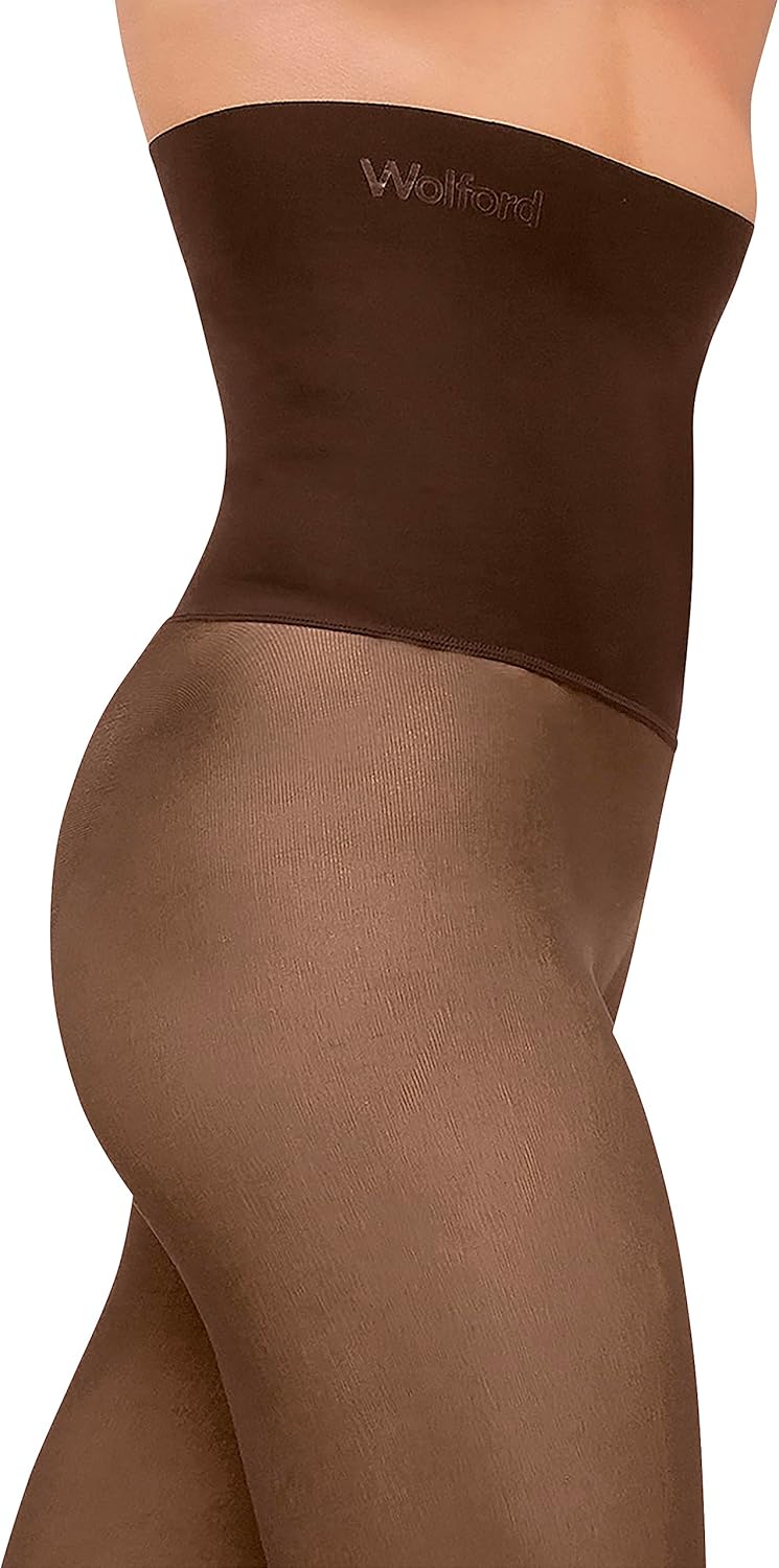 Wolford, Ikonische Figurformende Strumpfhose, Dunkelbraun, Fatal, 50 Denier, matt S umber, S umber
