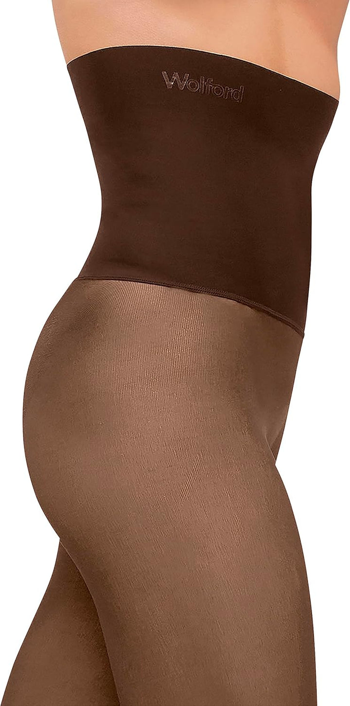 Wolford, Ikonische Figurformende Strumpfhose, Dunkelbraun, Fatal, 50 Denier, matt S umber, S umber