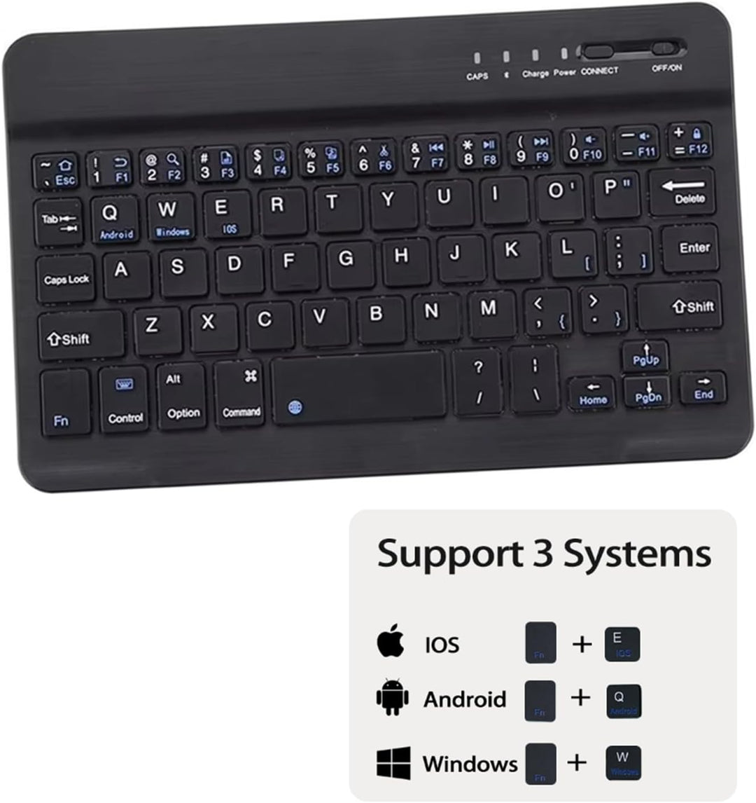 Tastatur hülle für iPad mini A17 Pro/mini6 8.3",Schwarz | cover mit Tastatur magnetische abnehmbare