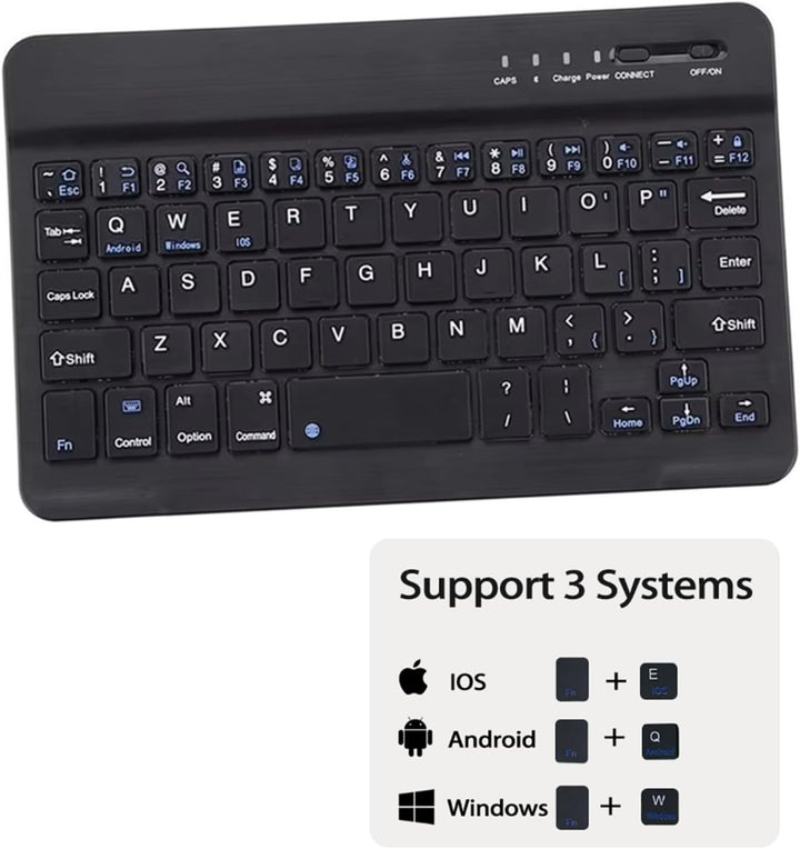Tastatur hülle für iPad mini A17 Pro/mini6 8.3",Schwarz | cover mit Tastatur magnetische abnehmbare
