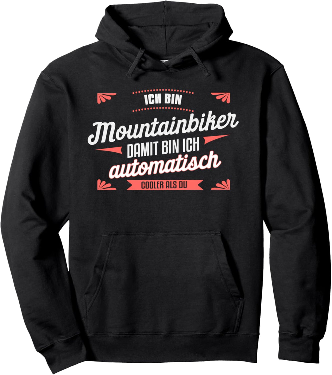 Cooler Mountainbiker - Biking Fahrrad Biker Geschenk Pullover Hoodie
