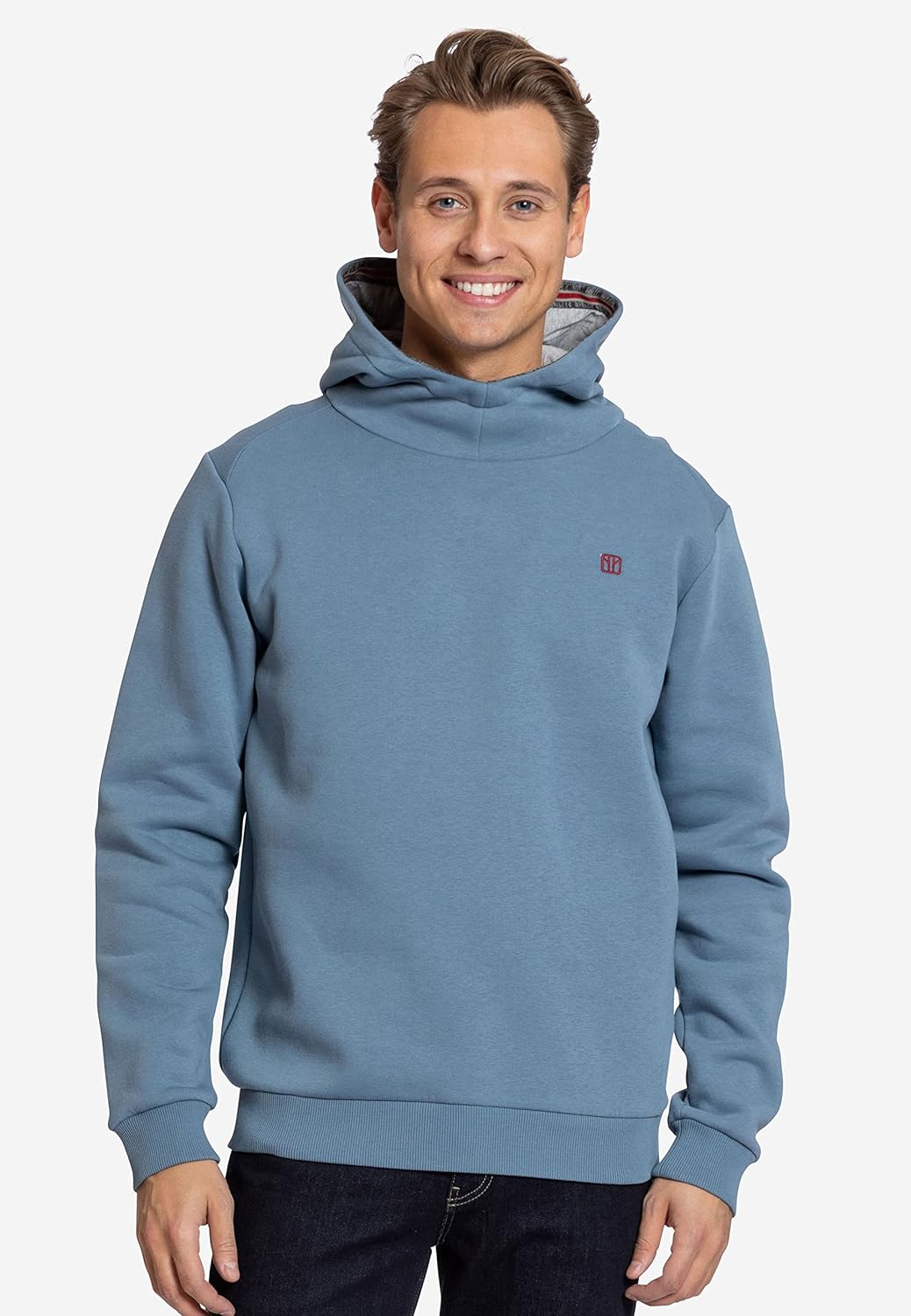 ELKLINE Herren Hoodie Any Way 1031092 S Ashblue, S Ashblue