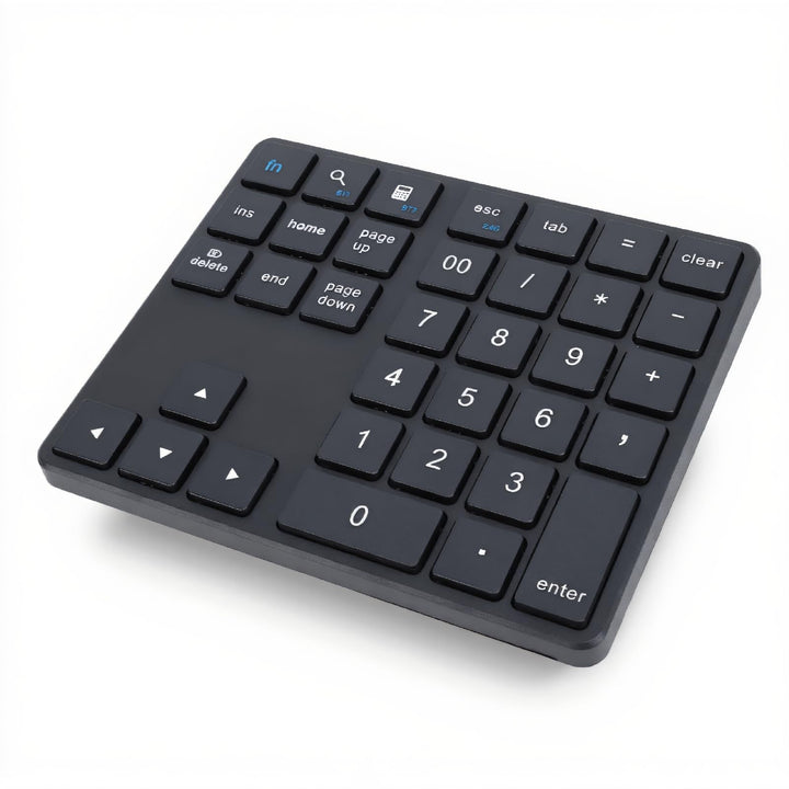 Annadue Bluetooth Nummernblock, Ultradünner, Ergonomischer, Tragbarer, Kabelloser Nummernblock, 35 T