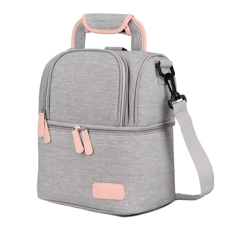 Mengshen wasserdichte Muttermilch Babyflasche Kühltasche - Tragbare Wärmeisolierte Lunchbox/Grosse K