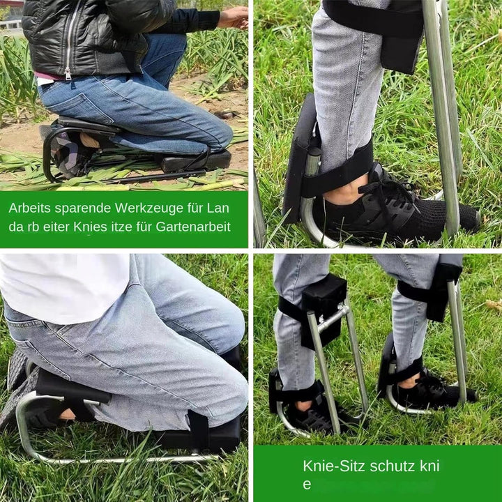 Tragbarer Kniehocker für die Gartenarbeit, Gartenkniehocker und Sitz für Senioren - Verstellbare tra