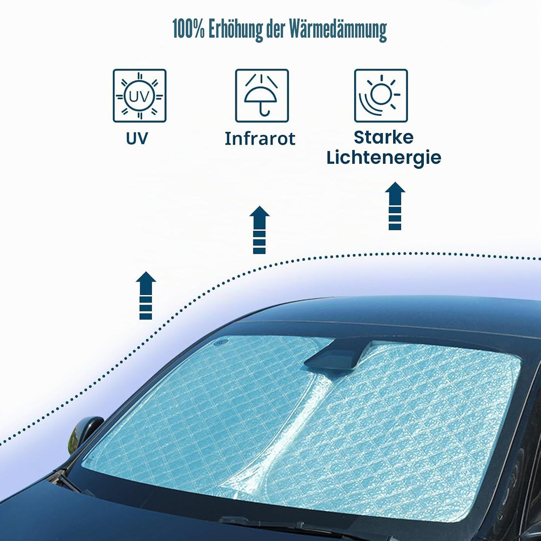 Sonnenschutz Auto Frontscheibe Ersatz für Hyundai i20 2020-2024, UV Schutz Reflektierender Staub Sch