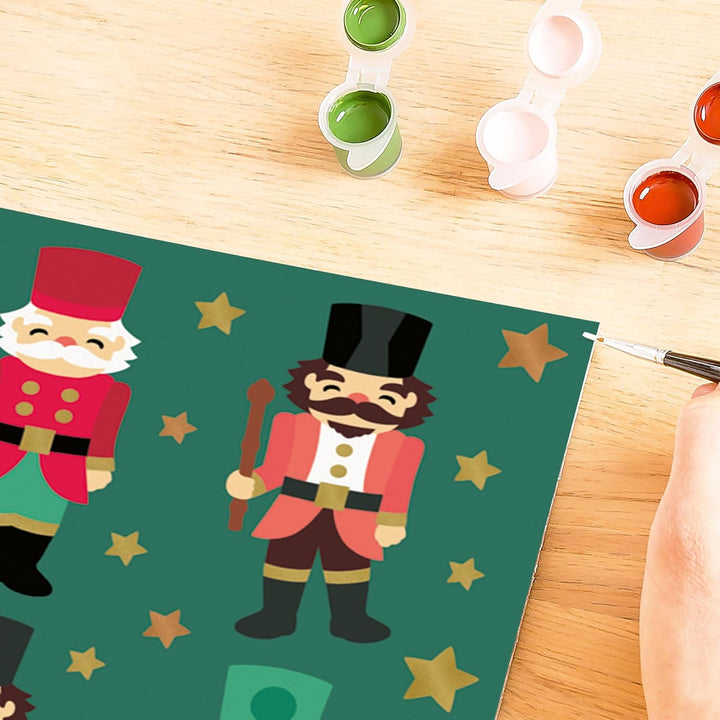 Ravensburger CreArt 23893 - Christmas Nutcracker Delight - Nussknacker Malen nach Zahlen Erwachsene,