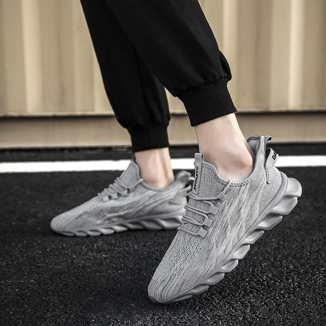 Linenghs Herren Schuhe Laufschuhe Turnschuhe Sportschuhe Sneaker Running Tennis Freizeit Strassenlau