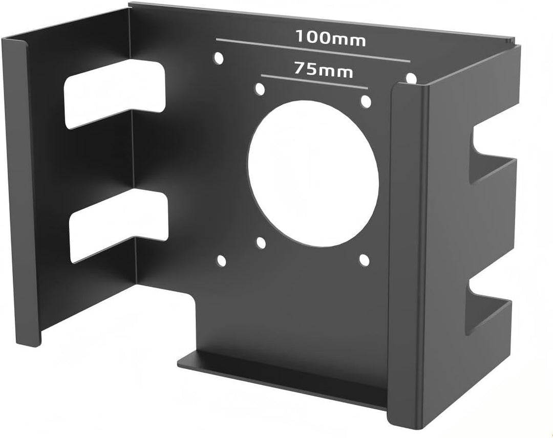 Mac Mini Halterung, VESA Halterung für Mac Mini M4 2024, Wandhalterung Untertisch Halterung aus Meta
