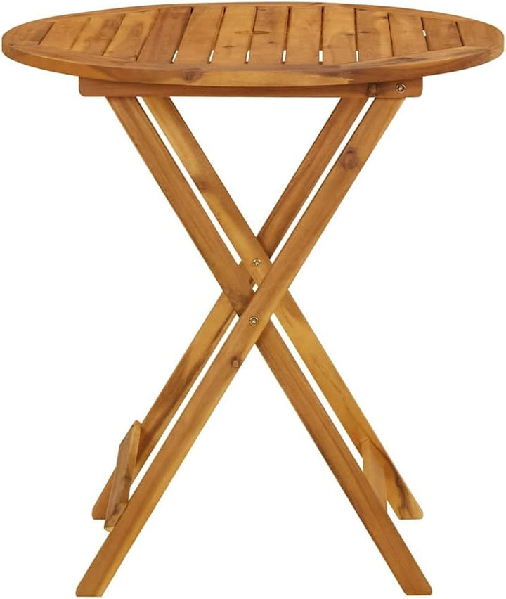 vidaXL Akazienholz Massiv Gartentisch Klappbar Klapptisch Esstisch Holztisch Bistrotisch Gartenmöbel
