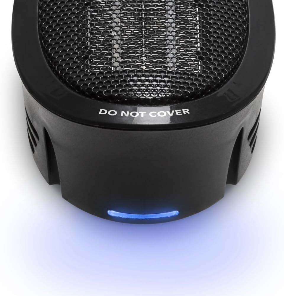 TROTEC Steckdosen Heizlüfter TFC 2 E – Heizleistung 500 W – mini Keramik Heizung, für Räume bis 10 m