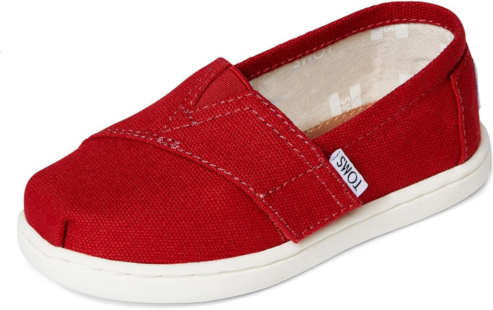 TOMS Unisex Kinder Alpargata Flache Slipper 26 EU Rot, 26 EU Rot