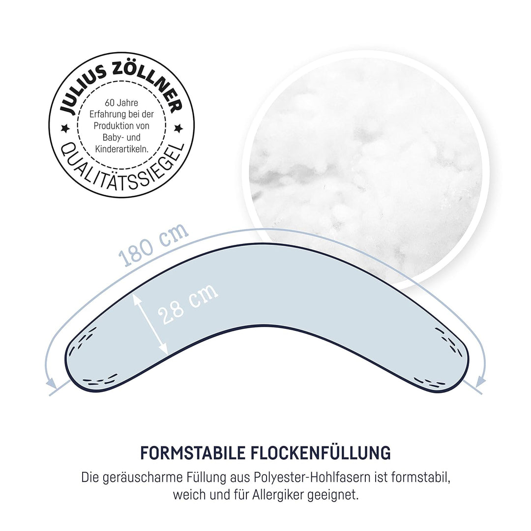 Julius Zöllner Stillkissen, Schwangerschaftskissen, Lagerungskissen, besonders angenehme und anschmi