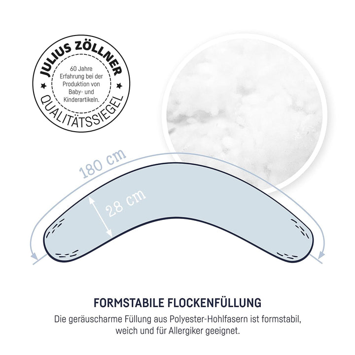 Julius Zöllner Stillkissen, Schwangerschaftskissen, Lagerungskissen, besonders angenehme und anschmi