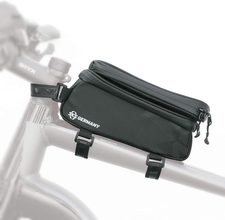 SKS GERMANY EXPLORER Fahrradtasche, Fahrradzubehör (Satteltasche aus gummiertem, wasserabweisendem G