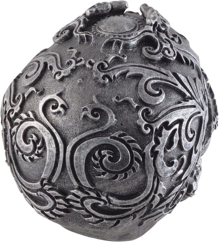 VOGLER Joh. Vogler GmbH Gothik Skull schwarzer Schädel mit silbernen Symbolen verziert