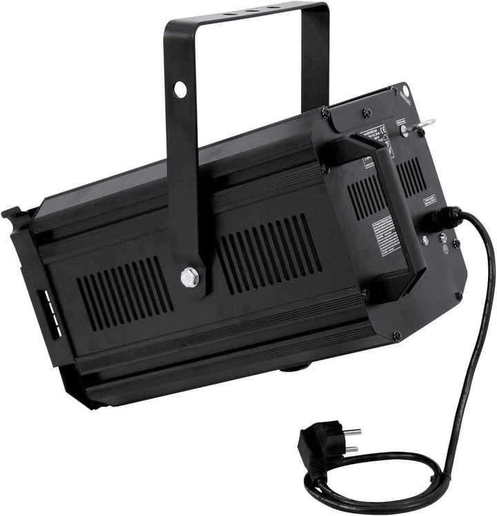 EUROLITE Theatre Spot 650/1000 Fresnel schwarz | Theaterscheinwerfer für Halogenlampe mit 650 oder 1