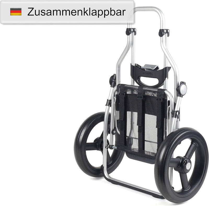 Andersen Shopper Royal Alu klappbar mit Kugellagerrad Ø 29 cm und 40 Liter Tasche 360 Lee 3