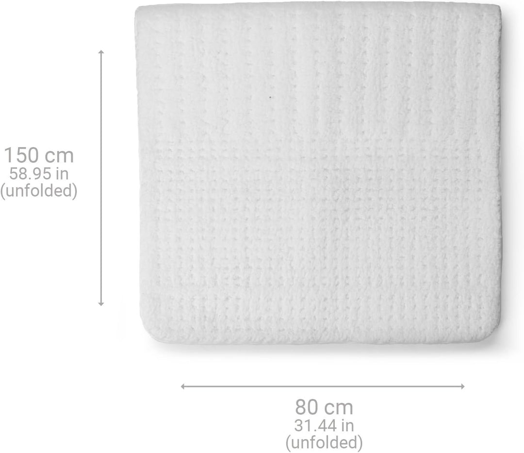 medisana HU 672 Wärmeunterbett super-flauschig, 150 x 80 cm, Schlafen wie auf Wolken, Abschaltautoma